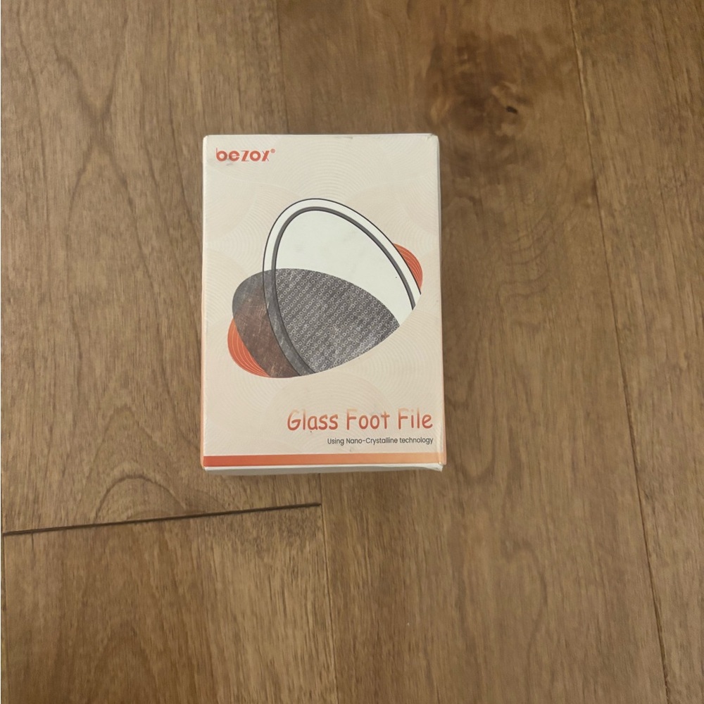 Glass Foot File with Case
